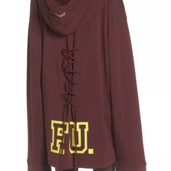 Puma Fenty University By Rihanna Back Lacing Hoodie Womens Pullover Medium - Picture 7 of 8